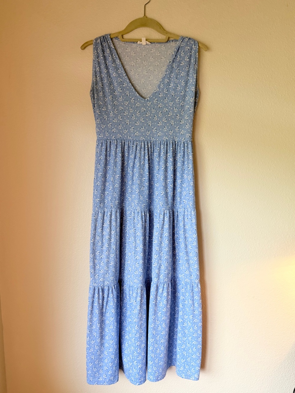 See You Monday Tiered Maxi Dress, Size Small